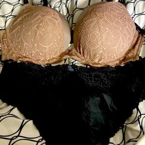 Victoria secret bra and panty set